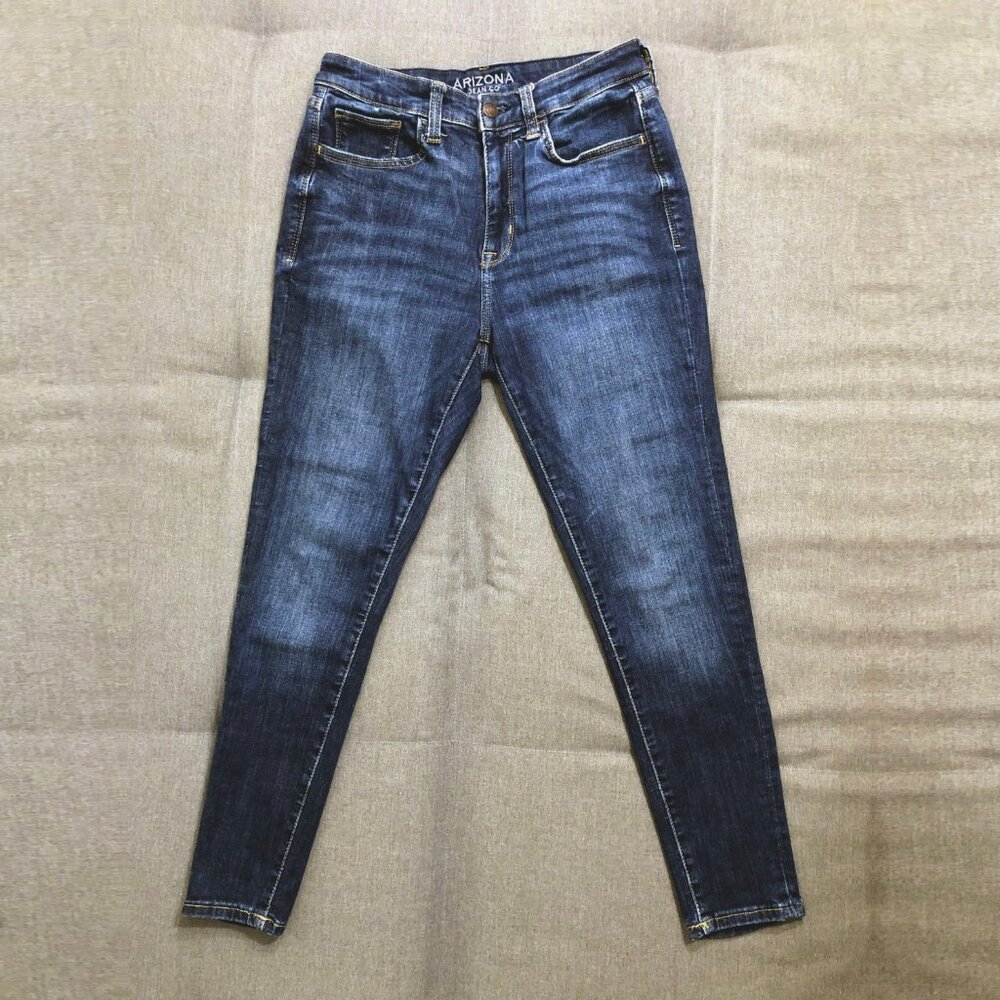 Arizona Hi-Rise Blue Denim Jeggings Jeans - Size 7